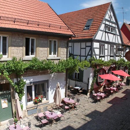 Weinhotel Oechsle & Brix Sommerhausen Exterior foto
